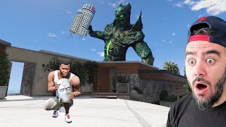 FRANKLIN BU MASKEYI TAKARSA DEV YARATIK GELIYOR  GTA 5 MODS [upl. by Lyndsie]