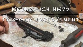 Weihrauch HW70 trigger improvements wow what a difference [upl. by Zildjian]