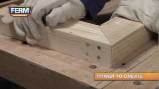 How to create a strong mitre joint [upl. by Lecrad]