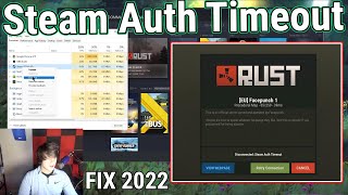 Rust Steam Auth Timeout FIX 2023 EAC Disconnect [upl. by Colet]