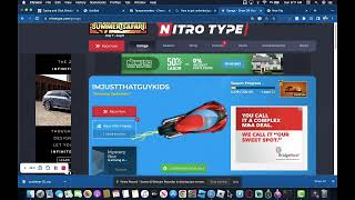 2 working nitro type hacks for Mac OS windows and linux [upl. by Atnwahs]