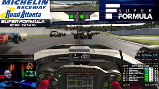 ŞEYTANIN EVİ VOL 2  SUPER FORMULA Toyota SF23  Road Atlanta  iRacing [upl. by Bromleigh664]