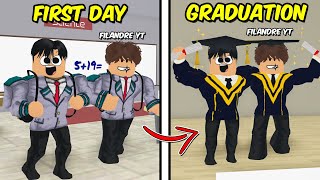 BrookHaven RP GRADUATION DAY with FilAndreYT  ROBLOX [upl. by Kohn]