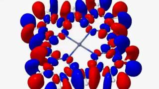 Beautiful Molecular Orbitals 1 Zn Porphyrin [upl. by Fremont568]