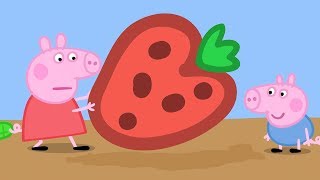 Peppa Pig Świnka Peppa po Polsku  Peppa i OGROMNA Truskawka  Bajki Po Polsku [upl. by Eniarrol]