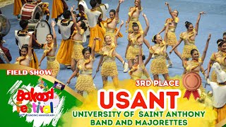 USANT University of Saint Anthony Band and Majorettes Band Drill  Bakood Festival 2023 FieldShow [upl. by Stroud1]