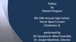 Festivo  Edward Gregson [upl. by Sivrep]