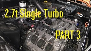 27t AWD Mustang FoxbAudi GT3071R part 3 First Start and Drive [upl. by Yenahs870]