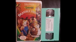 Crayola presents Brambly Hedge Autumn amp Winter Story 1998 Hallmark Entertainment VHS [upl. by Latsirc]