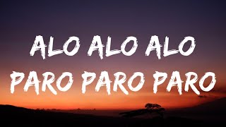 NEJ  Alo Alo Alo Paro Paro Paro Song TikTok Speed Up Lyrics [upl. by Aihsila]