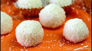 Trufas de coco y leche condensada🎇FACILÍSIMAS solo 2 INGREDIENTES [upl. by Nabi131]