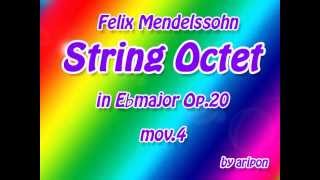 MIDI Mendelssohn String Octet mov4 [upl. by Elamef]