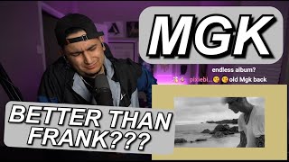 MACHINE GUN KELLY quotSWIM GOOD FRANK OCEAN COVER FIRST REACTION [upl. by Hamachi]