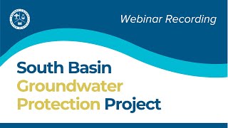 WEBINAR Addressing Groundwater Contamination in the Southern Portion of the OC Groundwater Basin [upl. by Bennie]