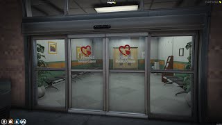 Pillbox Hill Medical Center Fivem Interior amp map for FIVEM MLO  GTA V [upl. by Nosnorb]