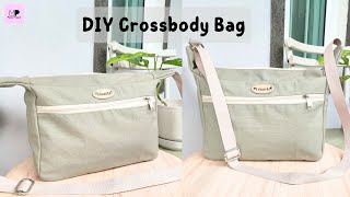 DIY Crossbody Bag  Crossbody Bag Sewing Tutorial [upl. by Eninaej]