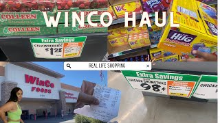 WinCo Foods  Is it worth the hype Large Family Grocery Haul [upl. by Yrocal]