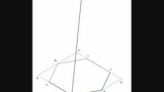 PIRÁMIDE HEXAGONAL EN PERSPECTIVA ISOMÉTRICAwmv [upl. by Phare]