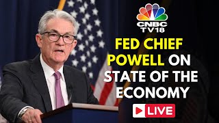 Powell LIVE Federal Reserve Chair Jerome Powell Speaks at the Economic Club US Market Live  N18G [upl. by Nylave]