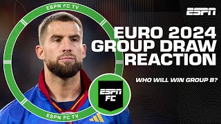 EURO Group Stage Draw Reaction Who will advance from Group B between Spain Italy amp Croatia [upl. by Anehc]