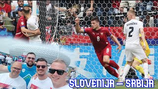 SLOVENIJA  SRBIJA 11  SRBIJA SE VRATILA U 95 MINUTI  STADION VLOG [upl. by Eiruam]