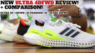 NEW adidas ULTRA 4DFWD Review  Comparison 4DFWD Ultraboost 22 Ultra4D [upl. by Ativahs]