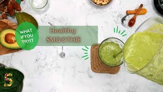 GREEN SMOOTHIE  Recette de Smoothie vert  ألذ طريقة للسموثي الأخضر [upl. by Ateiram]