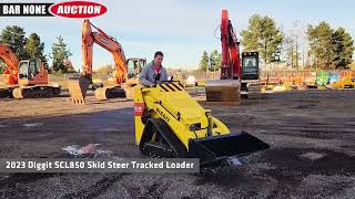 2023 Diggit SCL850 Skid Steer Tracked Loader [upl. by Nannek]