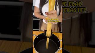 Asi medirás la porción de pasta perfecta para una persona 🤯🤩 chef tipscocina hacks pasta [upl. by Youngman491]