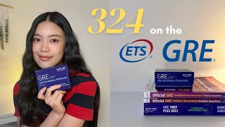 How I Got a 324 on the GRE Exam in 2 MONTHS  study schedule study materials study tips AnkiPro [upl. by Dolphin78]