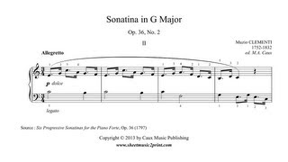 Clementi  Sonatina Op 36 No 2 23 [upl. by Schwartz]