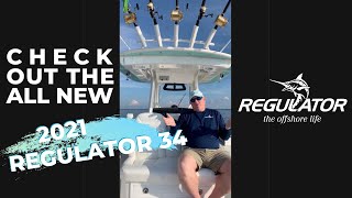 Check out the all new 2021 Regulator 34 with Twin Yamaha 425s [upl. by Iggam427]