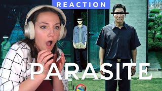 Watching PARASITE for the first time  THIS IS WILLDDDDD  MOVIE REACTION [upl. by Pasho]