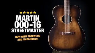 Martin 00016 Streetmaster with Rosewood amp Adirondack [upl. by Lamahj677]