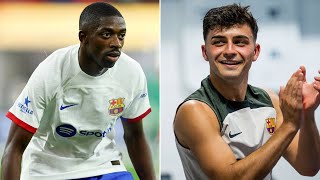 Barcelona Transfer News RoundUp ft Ousmane Dembele amp Pedri [upl. by Noraha962]