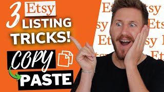 DAMIT SPARST Du 80 ZEIT ein  Etsy Listings erstellen  Etsy Produkte verkaufen 2024 [upl. by Tibbetts]