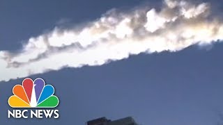 Meteorite Fireball Shocks Russia  Archives  NBC News [upl. by Adelaja]