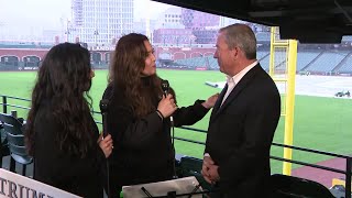 Opening Day SF Giants Executive VP Mario Alioto on whats new at Oracle Park [upl. by Joellyn52]