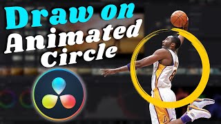 How to Make a Draw on Animated Circle  Davinci Resolve [upl. by Geiger824]