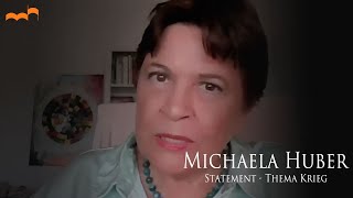 Michaela Huber Live  Statement Thema Krieg [upl. by Mohammad]