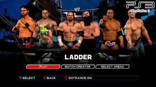 WWE SVR 2011 PS3  TripleHMikeKnoxRobVanDamTheRockVanceArcherJohnCena  6Man Money in The Bank [upl. by Nnyrb592]