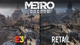 Metro Exodus E3 vs Retail  Direct Comparison [upl. by Danaher]