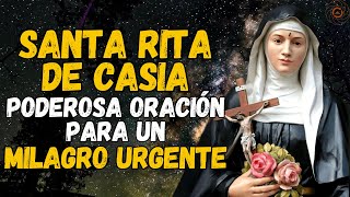 PODEROSA ORACIÓN A SANTA RITA DE CASIA PARA UN MILAGRO URGENTE [upl. by Leffert]