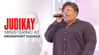 Watch JudiKay quotSolid Rockquot Intense Praise At Crosspoint Mainland Experience [upl. by Imoyik]