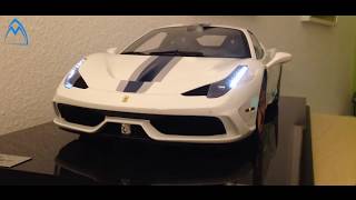 Cool Cars by Jakob  18 Mini Ferrari 458 SpecialeAperta  Luxurious Model Car [upl. by Ramhaj141]