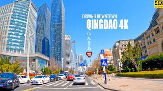 Driving In Downtown Qingdao  A Sailing City With Tsingtao Beer  Shandong China  山东青岛 [upl. by Niro973]