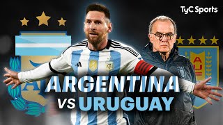 EN VIVO 🔴 ARGENTINA vs URUGUAY  Eliminatorias Sudamericanas ⚽ ¡Juega la SCALONETA por TyC SPORTS [upl. by Anitnegra]