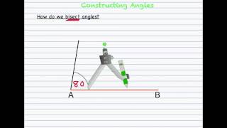 How to Construct 30 45 60 90 and 120 degrees [upl. by Bigod50]