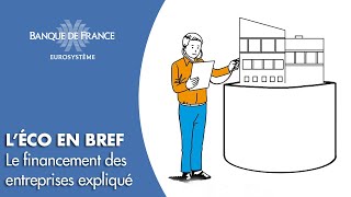 Le financement des entreprises expliqué  Banque de France [upl. by Flight]