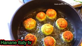 كروكيت بالكرعة الخضرة لذيذة جداkrokete krokit kroketcroket👍💯وصفات سهلة وسريعة [upl. by Douty109]